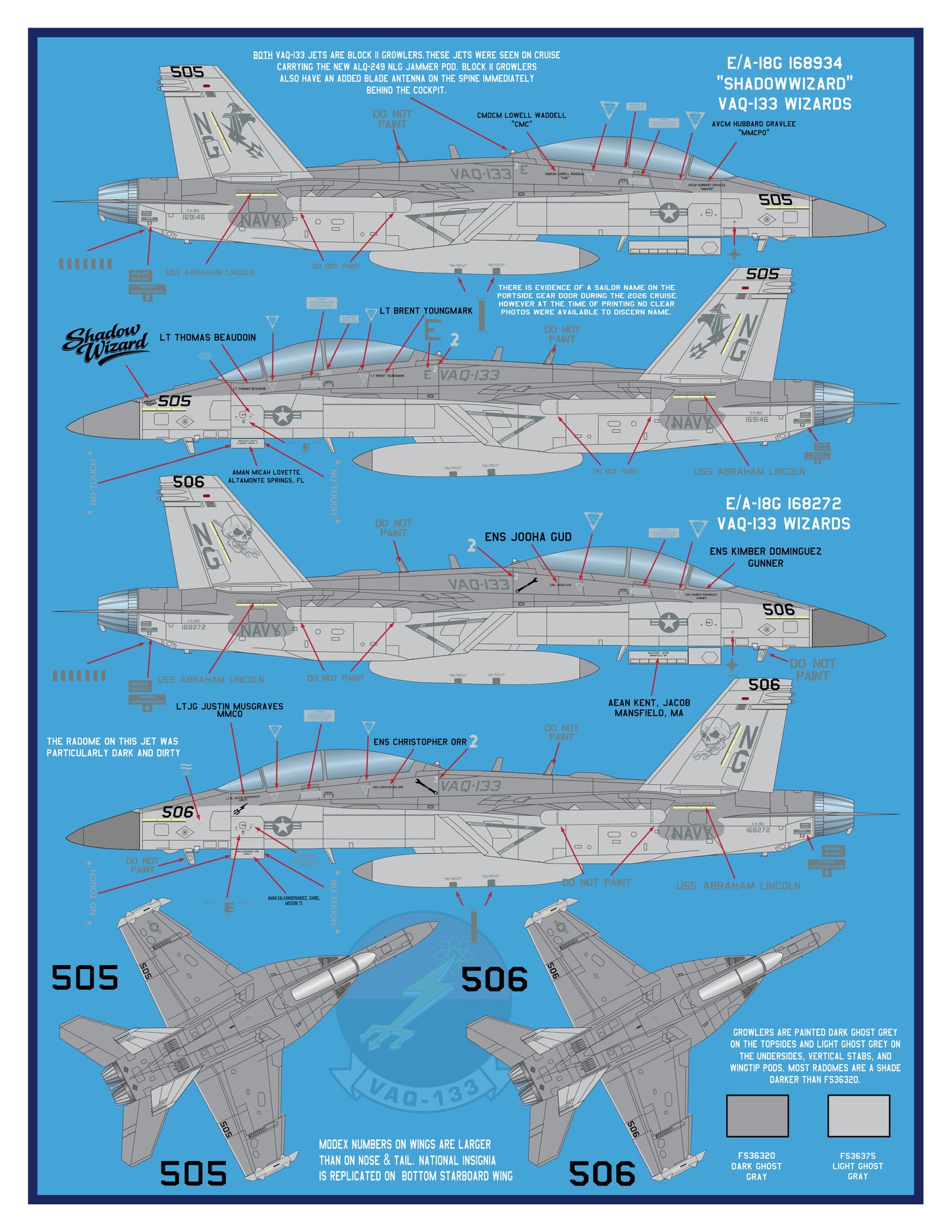32-002 "Large Scale and Low-Vis" E/A-18G Growlers