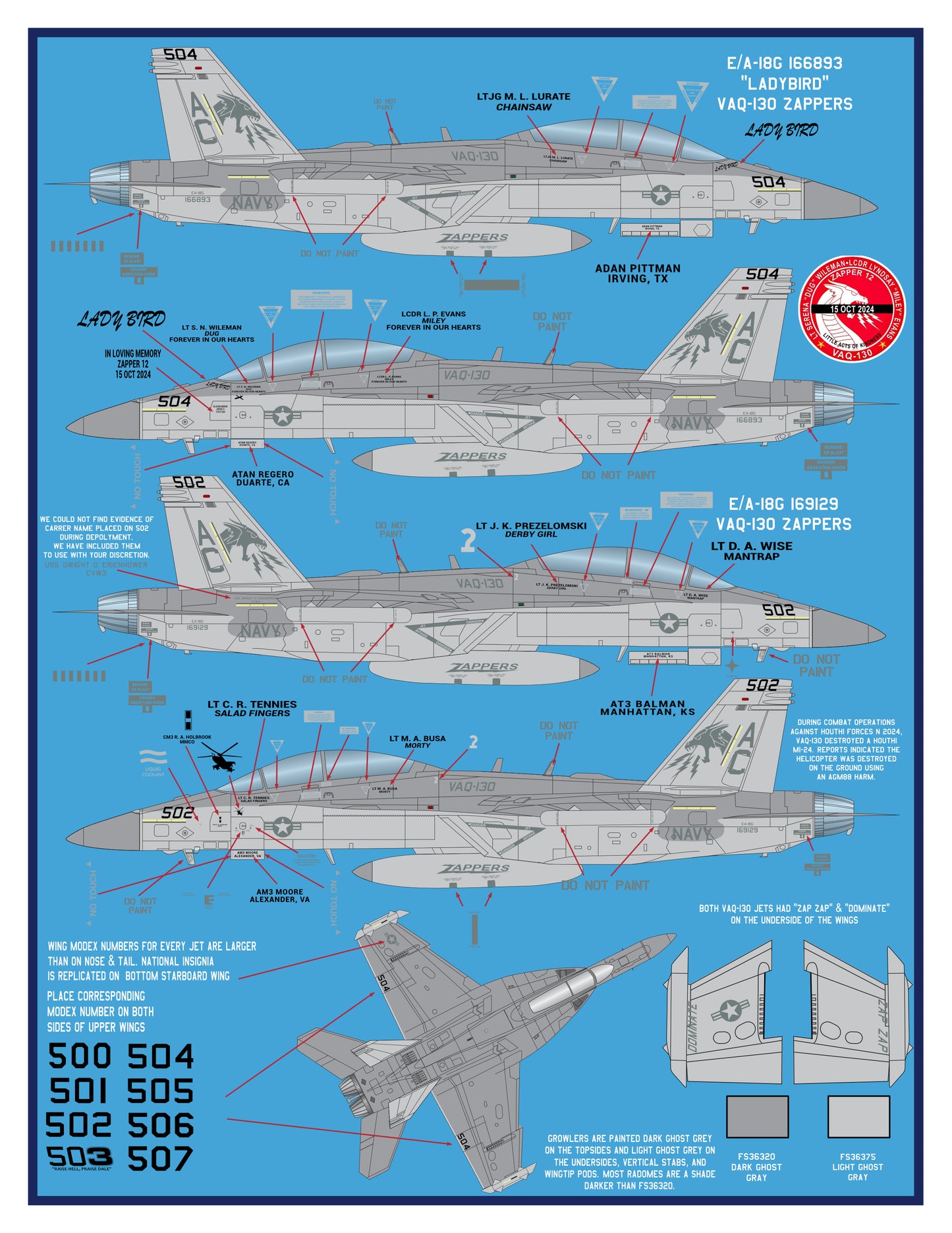 48-002 "Line Jet Lethality" E/A-18G Growlers