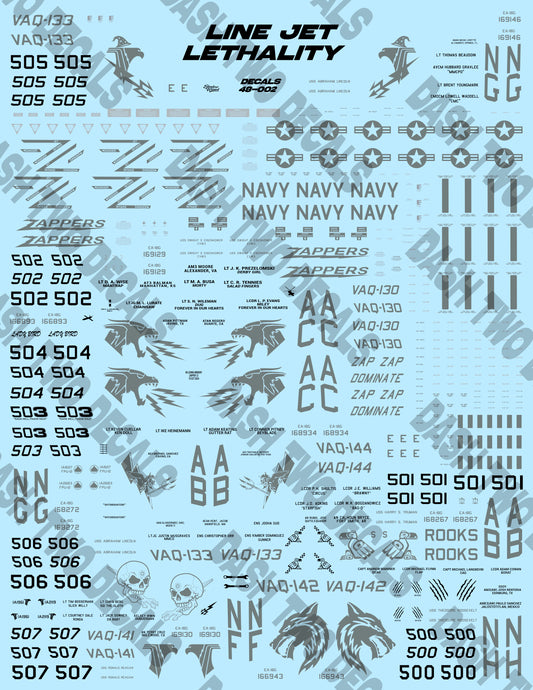 48-002 "Line Jet Lethality" E/A-18G Growlers