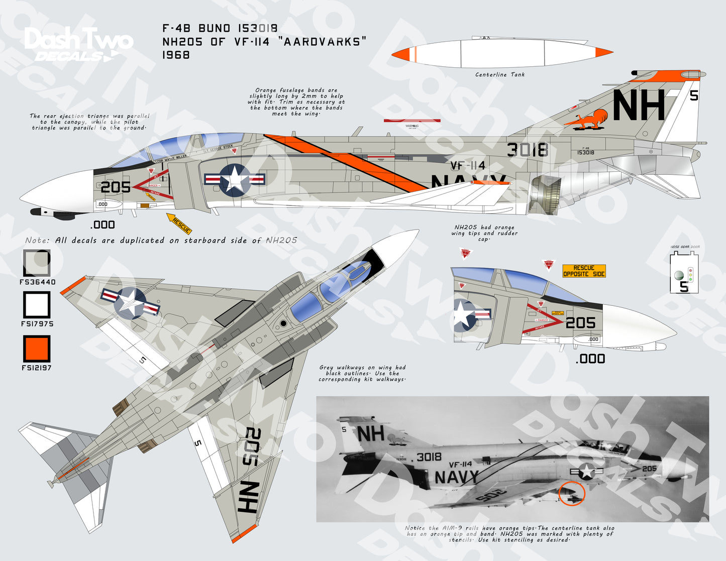 32-003 "Big Scale Bravos" F-4B Phantoms
